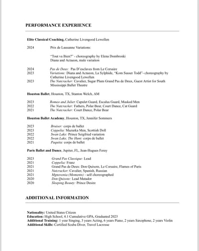 Sebastian Bondar — Classical dancer, United States