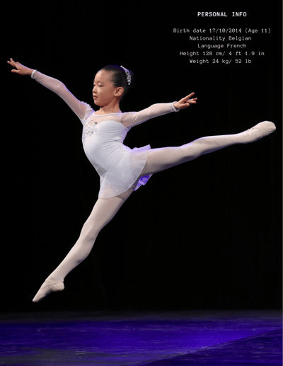 Margaux Hoang — Classical dancer, Waterloo, Belgium