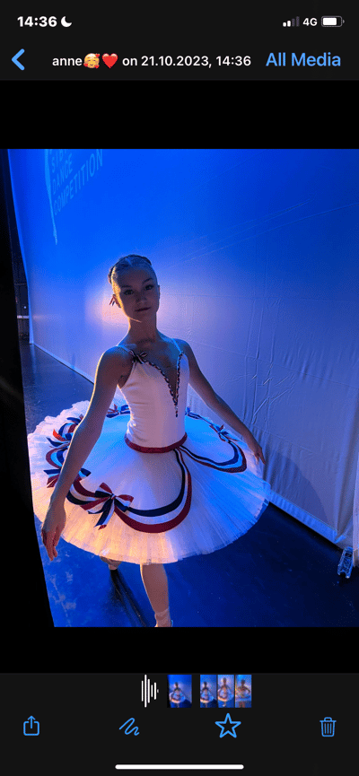 rebeca ionita — Classical dancer, Romania