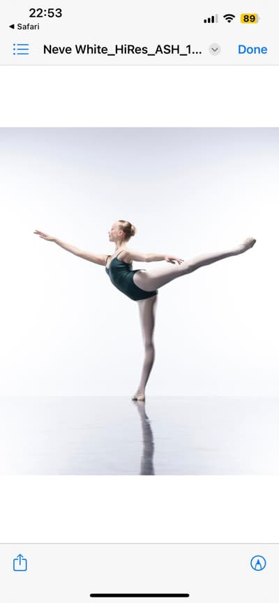 Neve White — Classical dancer, United Kingdom