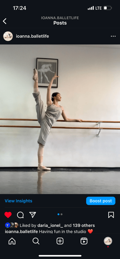 IOANA SAVULESCU — Classical dancer, Romania
