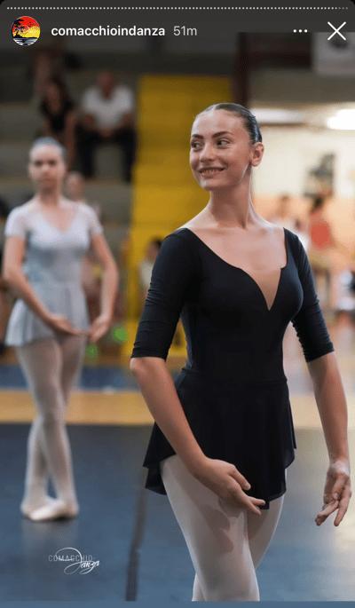 Sophia Baglioni — Classical dancer, TRESIGNANA- FERRARA, Italy