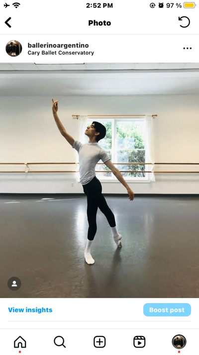 Elian Salinas — Classical dancer, Argentina