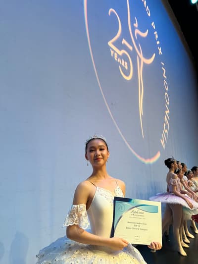 Anastasia Andrea Lim — Classical dancer, Indonesia