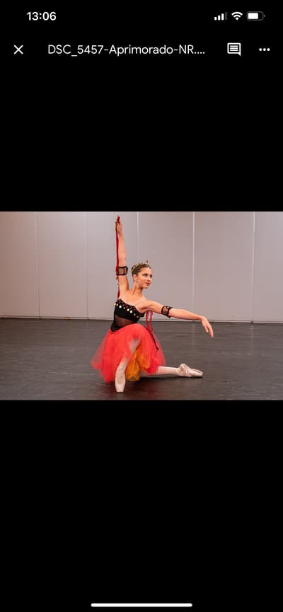 Isis Nechar — Classical dancer, Brazil
