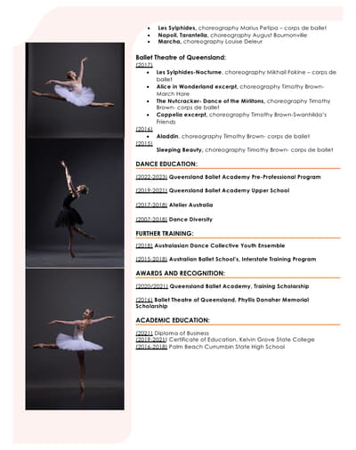 Alyssa Park — Classical dancer, Australia
