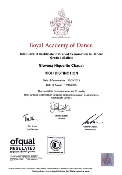 Giovana Chauar — Classical dancer