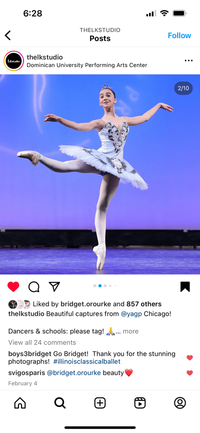 Bridget O'Rourke — Classical dancer, United States