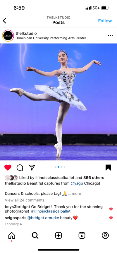 Bridget O'Rourke — Classical dancer, United States