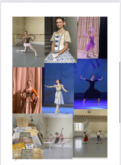 Lucie Mitosinkova — Classical dancer