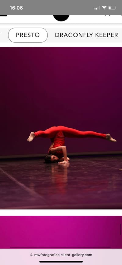 claudia angulo carrasco — Classical dancer, Spain