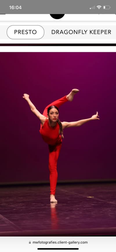 claudia angulo carrasco — Classical dancer, Spain