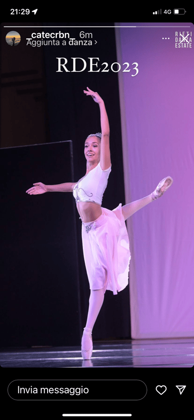 Caterina Carbone — Classical dancer, Italy