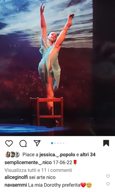Nicoletta Carenzi — Contemporary dancer