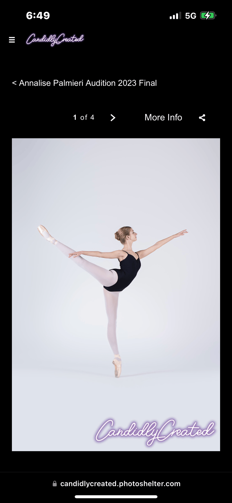 Annalise Palmieri — Classical dancer, United States