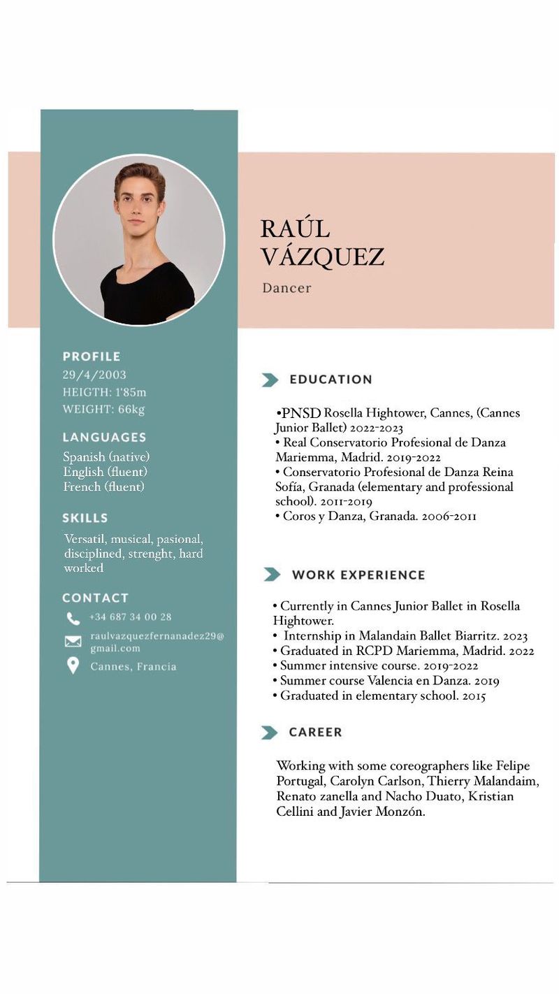 Raul Vazquez Fernandez — Classical dancer